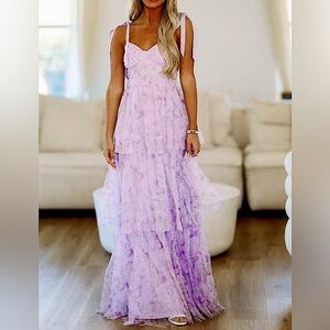 Maxi Dress Brunch Prom Floral